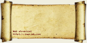 Jasna Blaževac vizit kartica